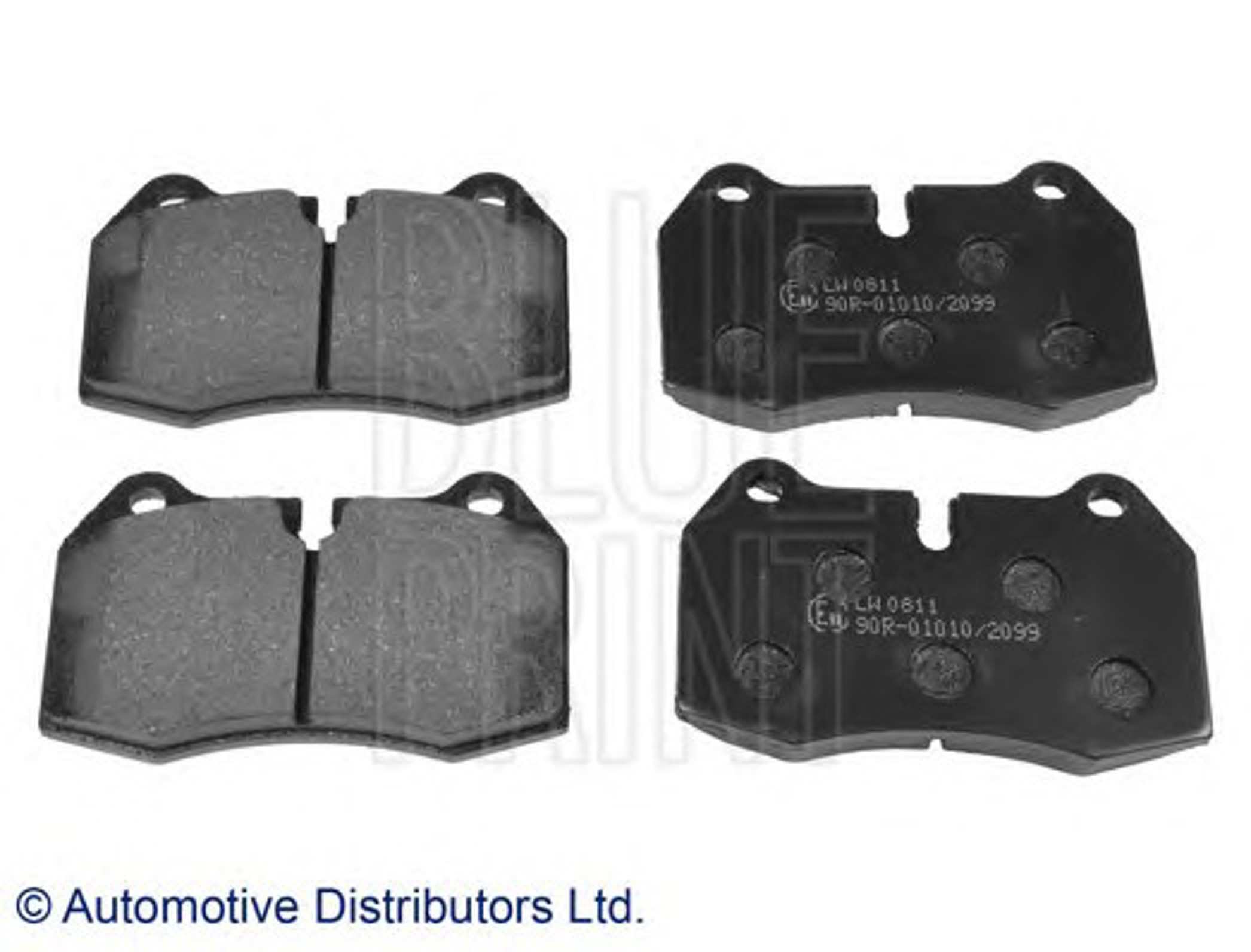 Колодки тормозные дисковые BLUE PRINT ADN142124