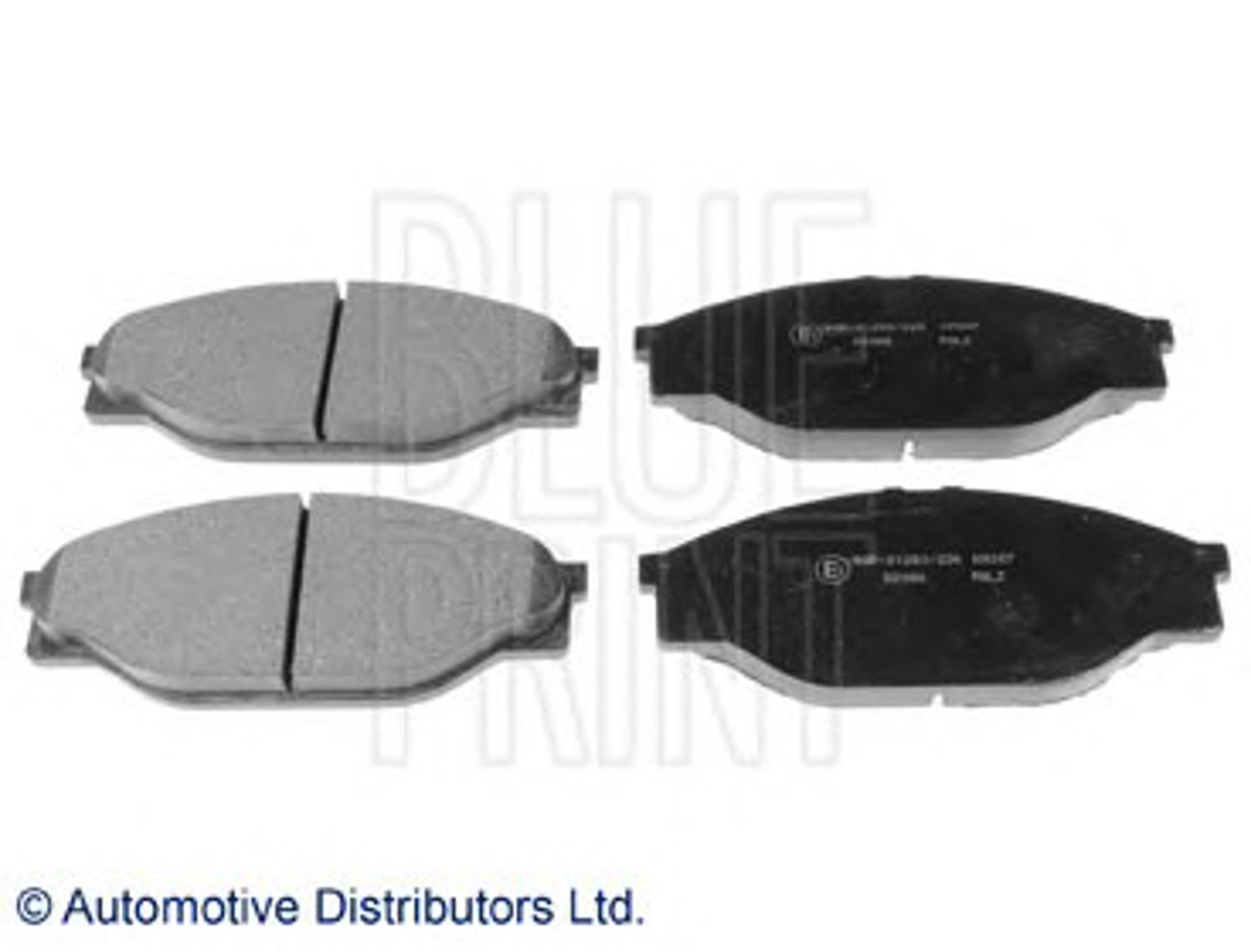 Колодки тормозные дисковые BLUE PRINT ADT342123
