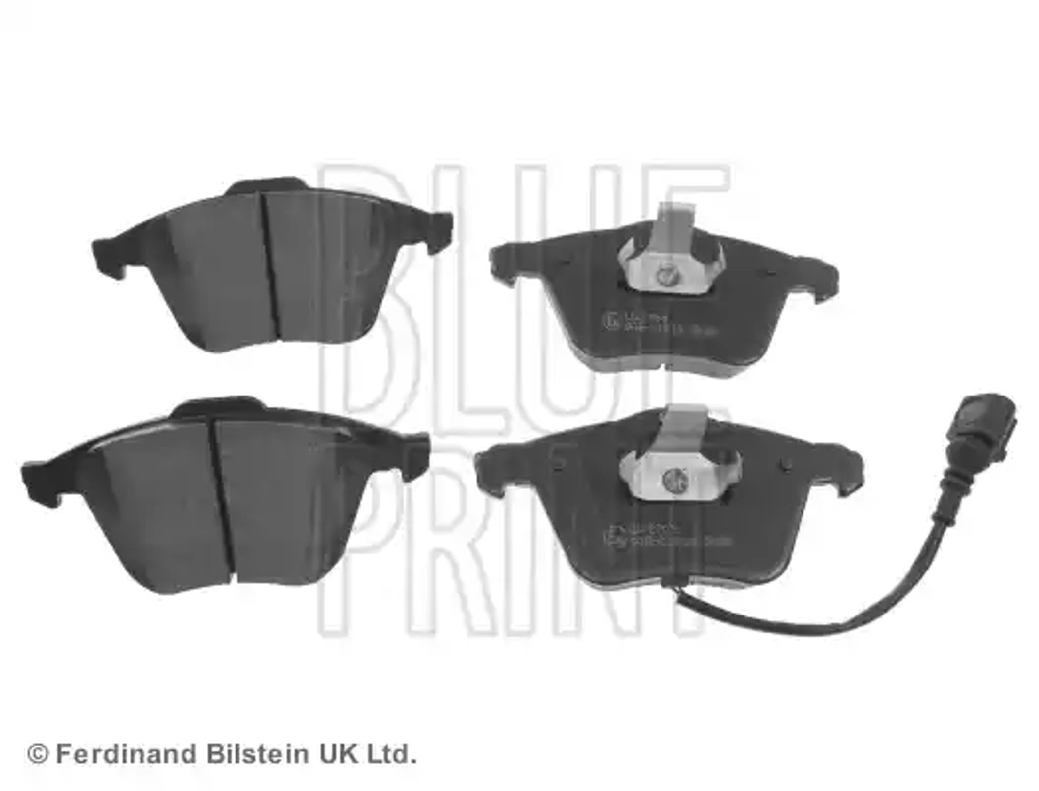 Колодки тормозные дисковые BLUE PRINT ADV184207