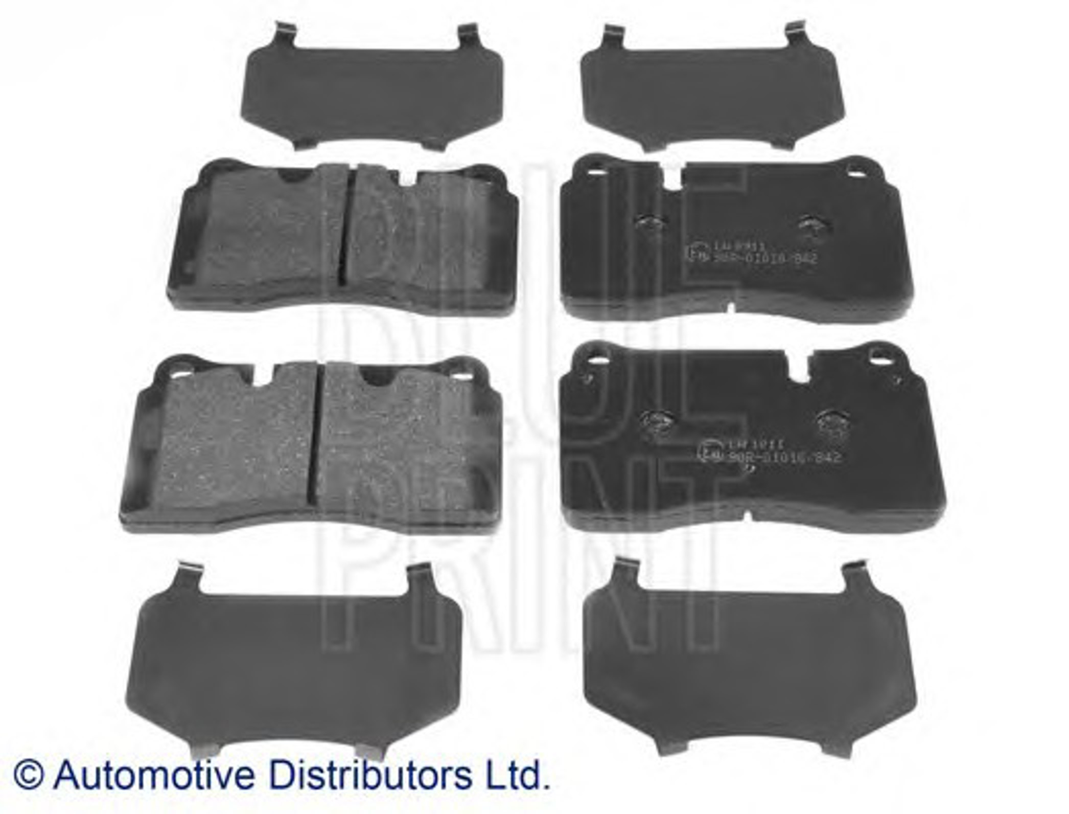 Колодки тормозные дисковые BLUE PRINT ADV184219