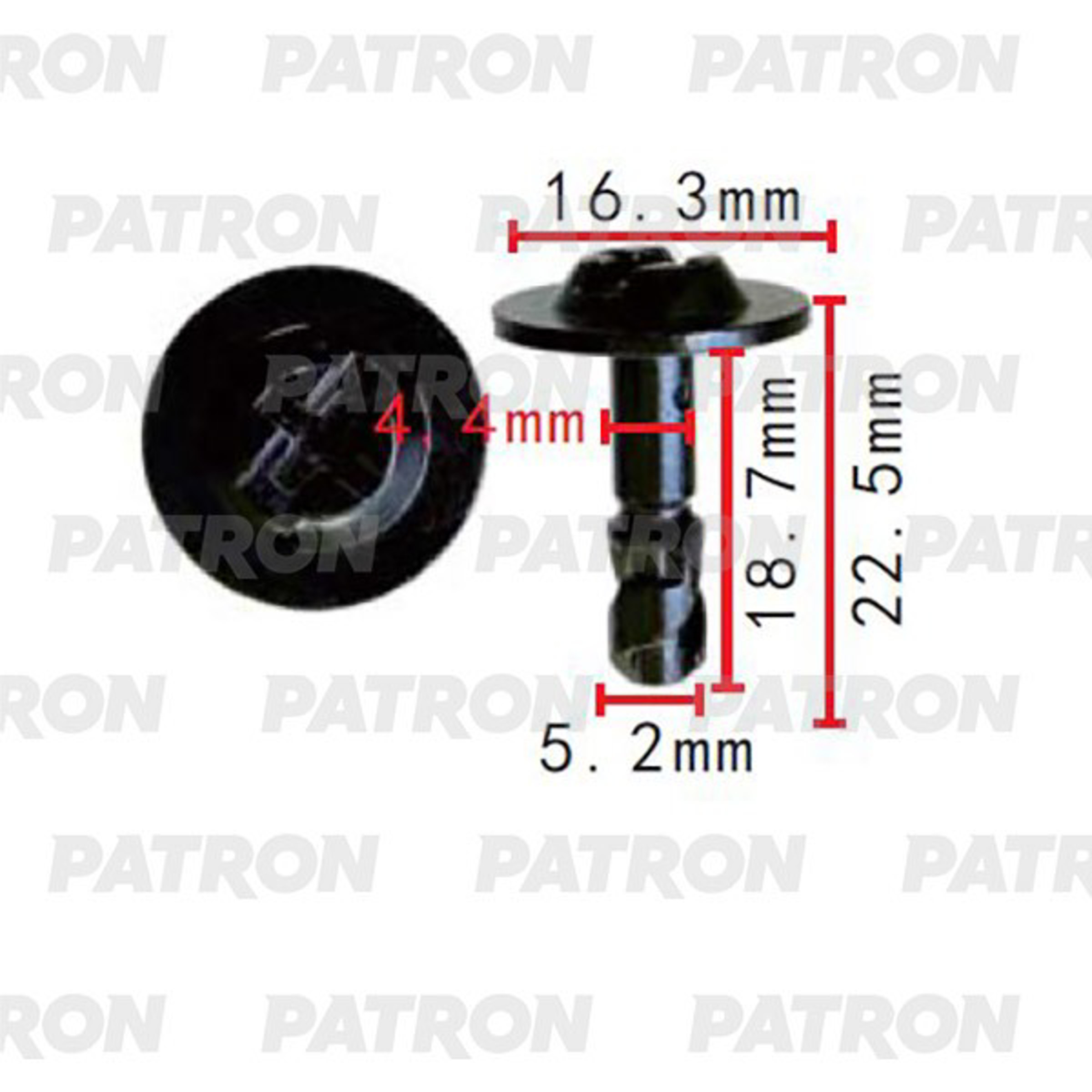 P37-2325 PATRON Штифт крепежный