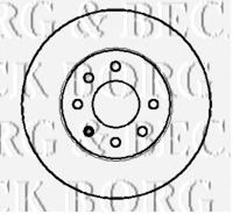 BBD4139 BORG BECK Диск тормозной