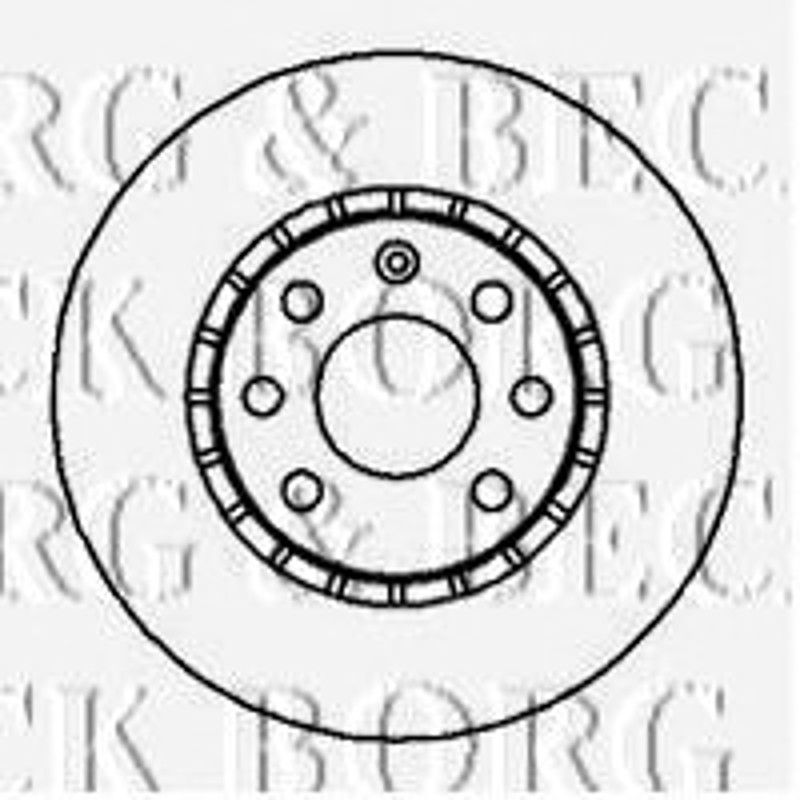 BBD4960 BORG BECK Диск тормозной