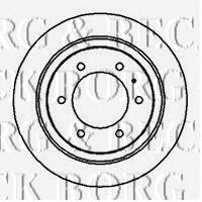 BBD5115 BORG BECK Диск тормозной