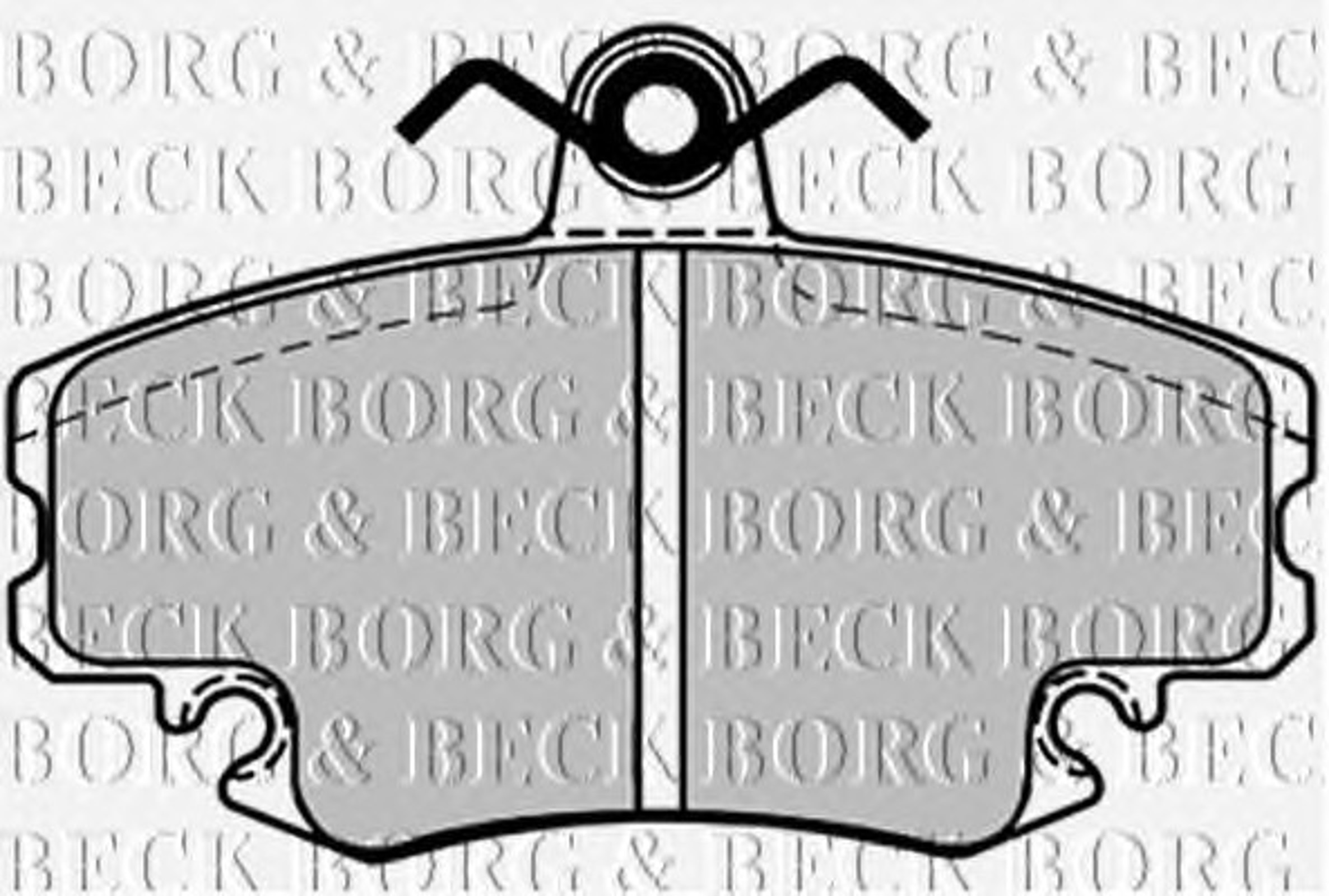 BBP1386 BORG BECK Колодки тормозные