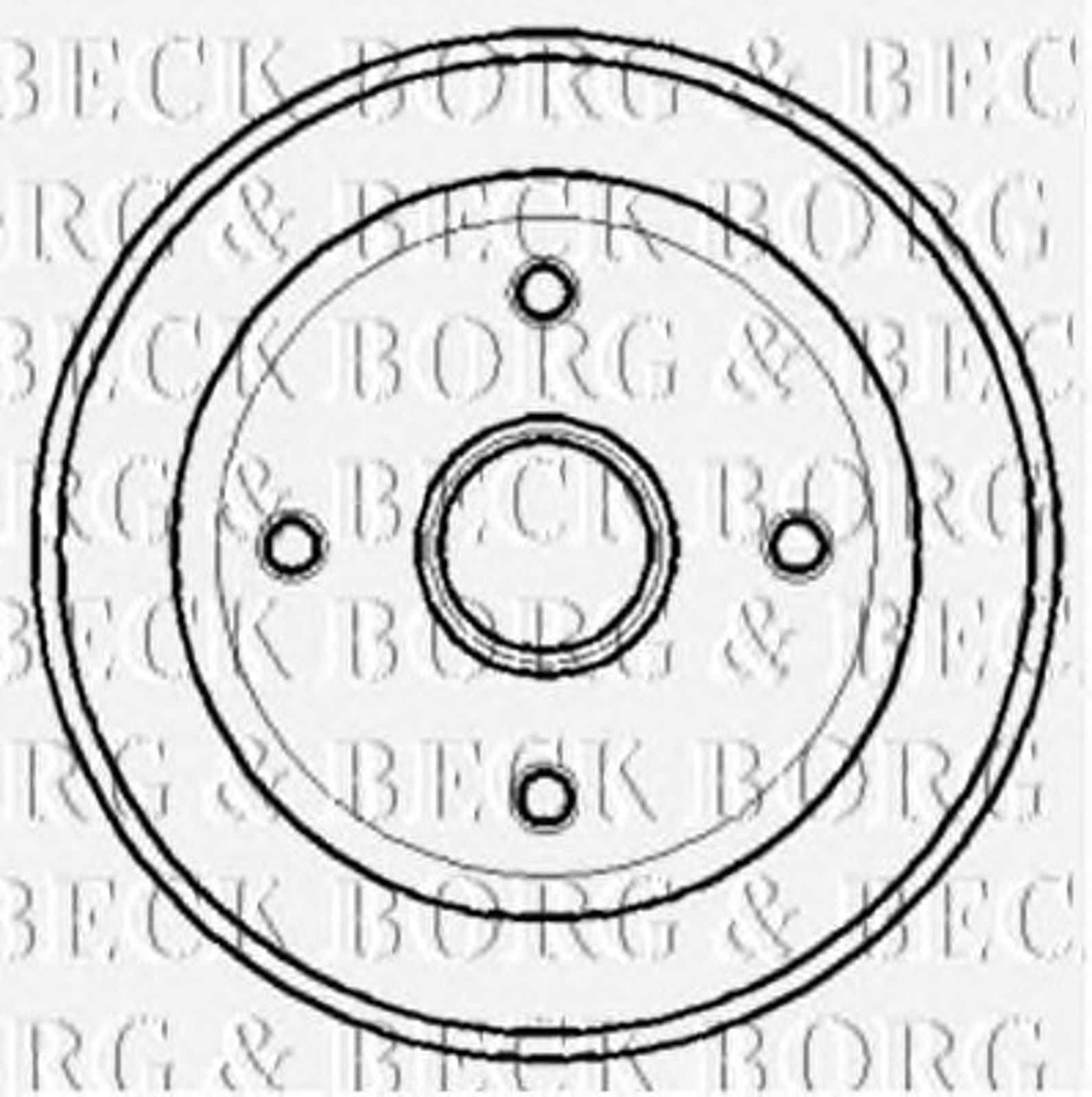 BBR7124 BORG BECK Тормозной барабан