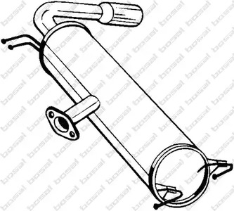Глушитель выхлопных газов конечный BOSAL 228-467