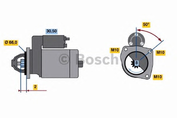 Cтартер BOSCH 0 986 021 051