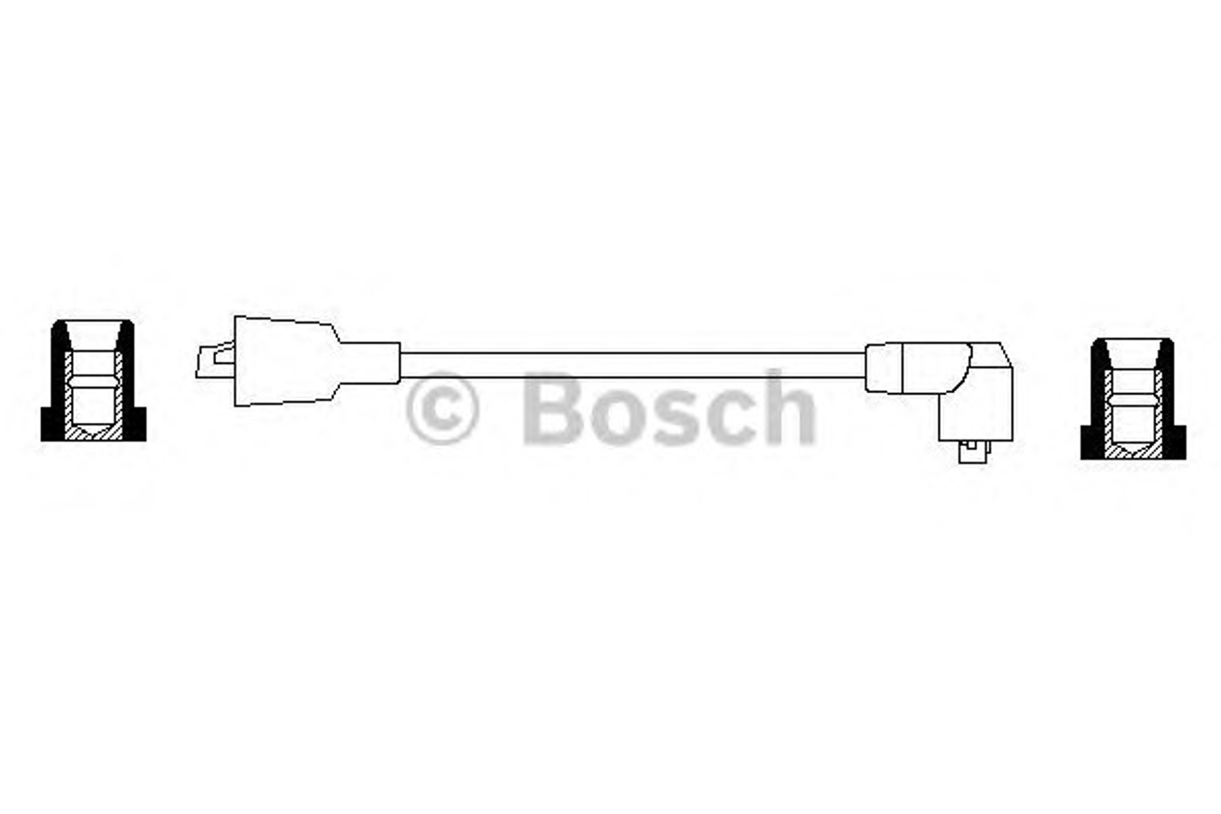 Провод зажигания BOSCH 0 986 356 044