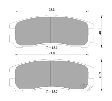 Колодки тормозные дисковые BOSCH 0 986 AB2 011