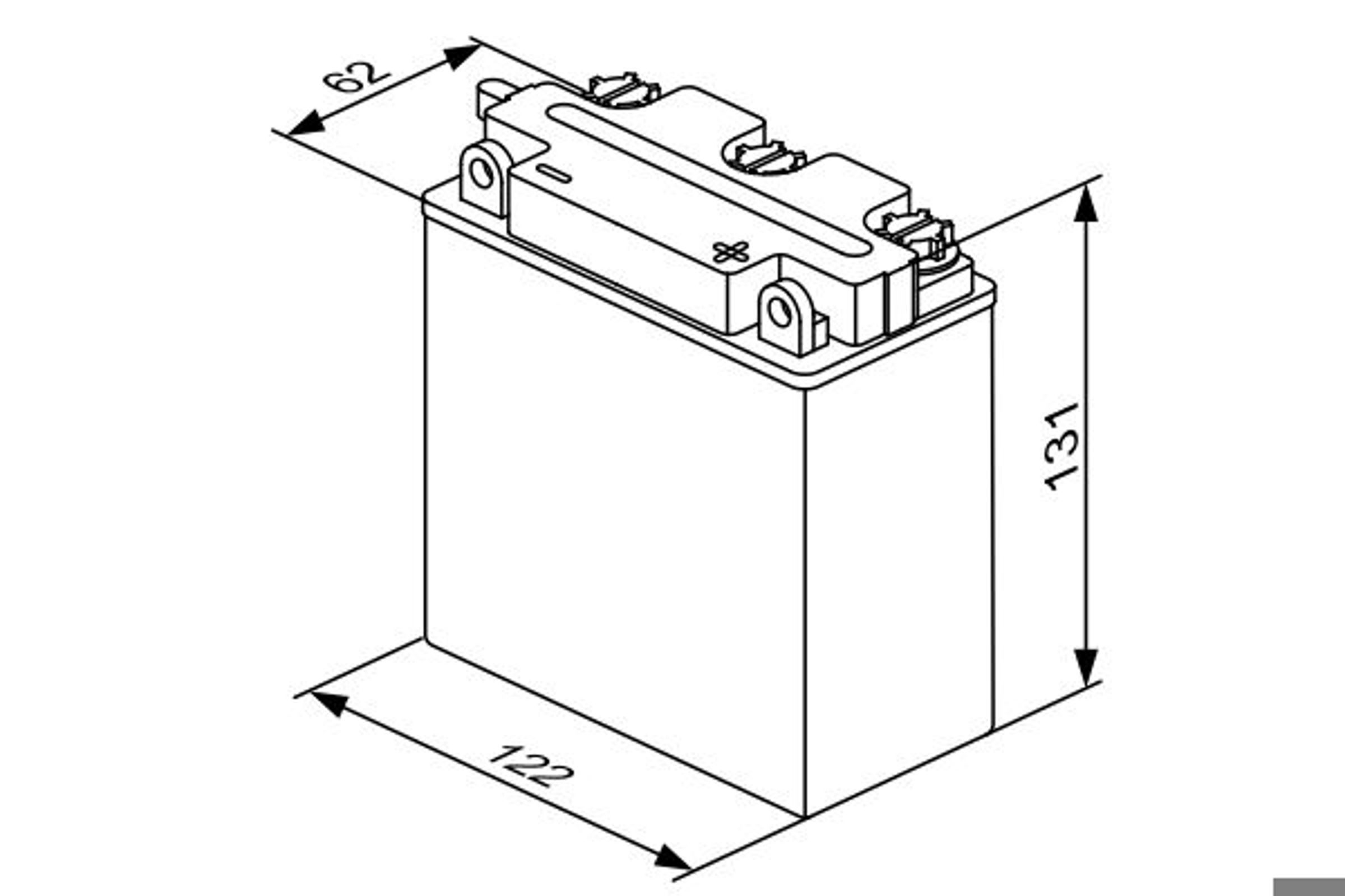 Аккумулятор для мототехники BOSCH 0092M4F120