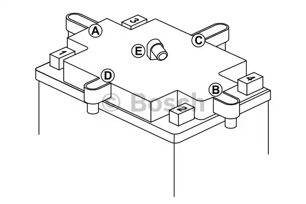 Аккумулятор для мототехники BOSCH 0092M60190