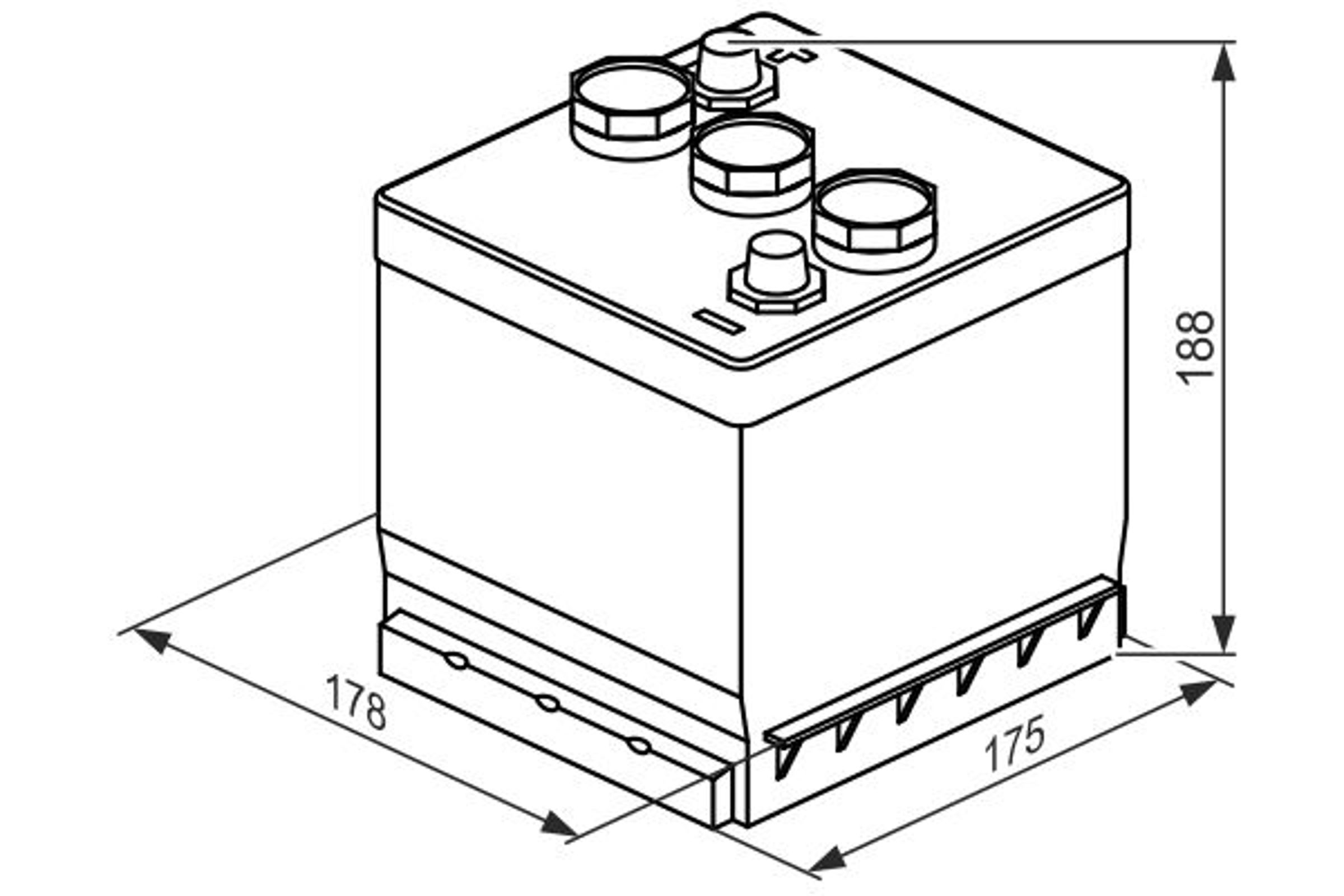 Аккумулятор BOSCH 0092S30600