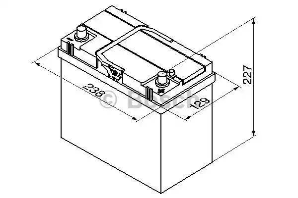 Аккумулятор BOSCH 0092S40200