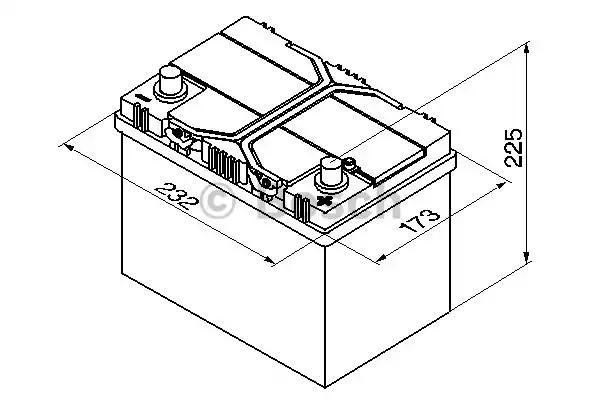 Аккумулятор BOSCH 0092S40240