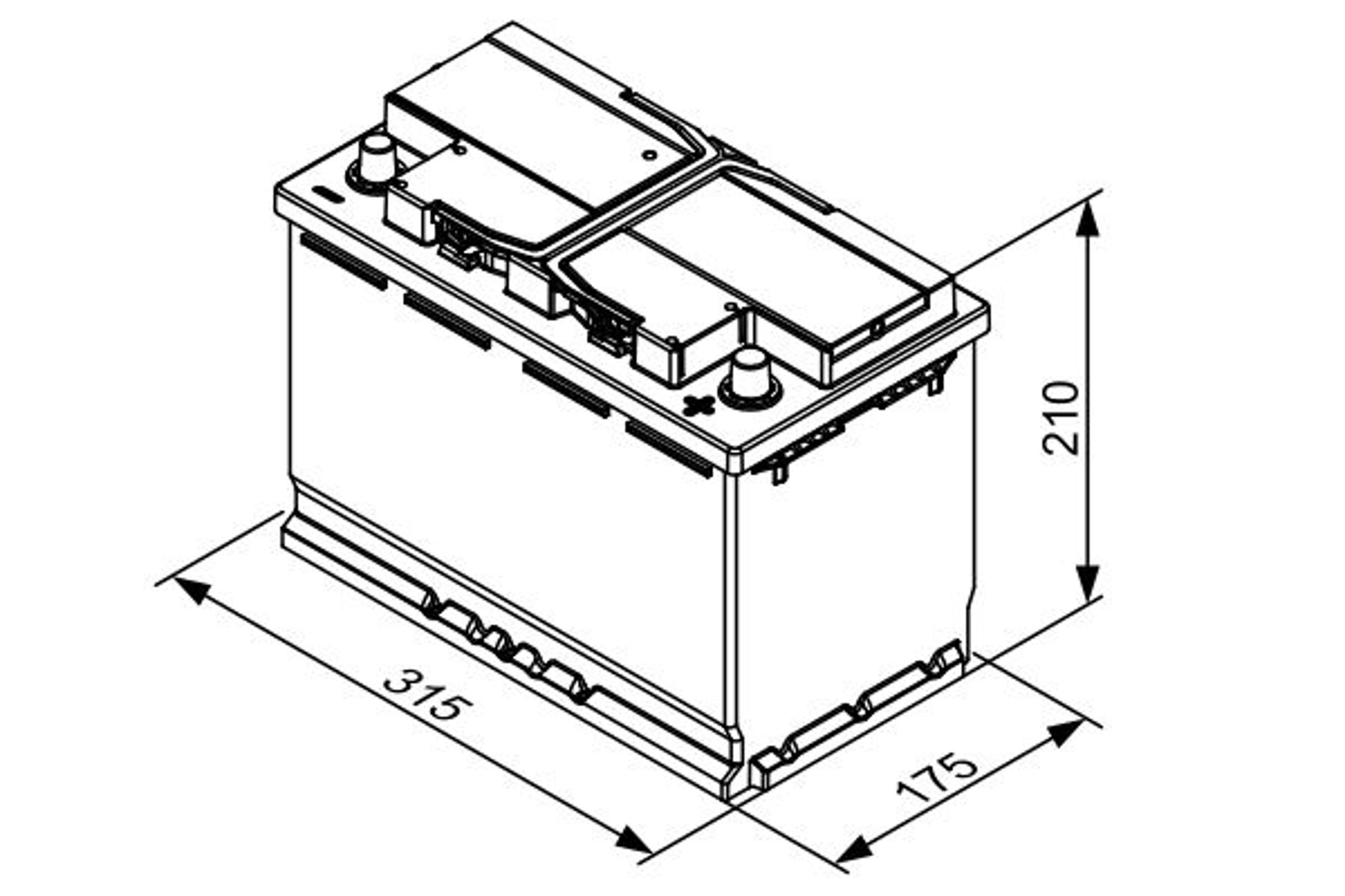 Аккумулятор BOSCH 0092T30320