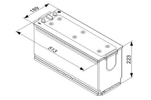 Аккумулятор BOSCH 0092T40760