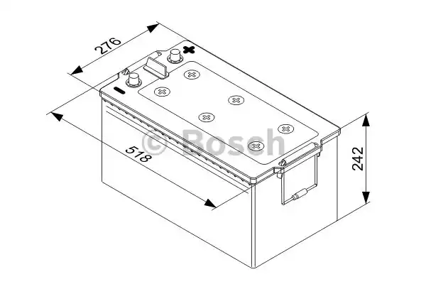 Аккумулятор BOSCH 0092T40800