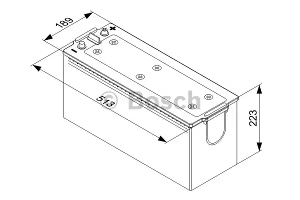 Аккумулятор BOSCH 0092T50750