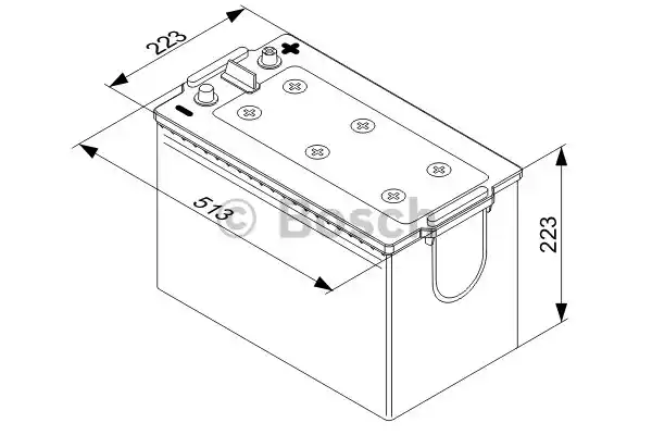 Аккумулятор BOSCH 0092T50770