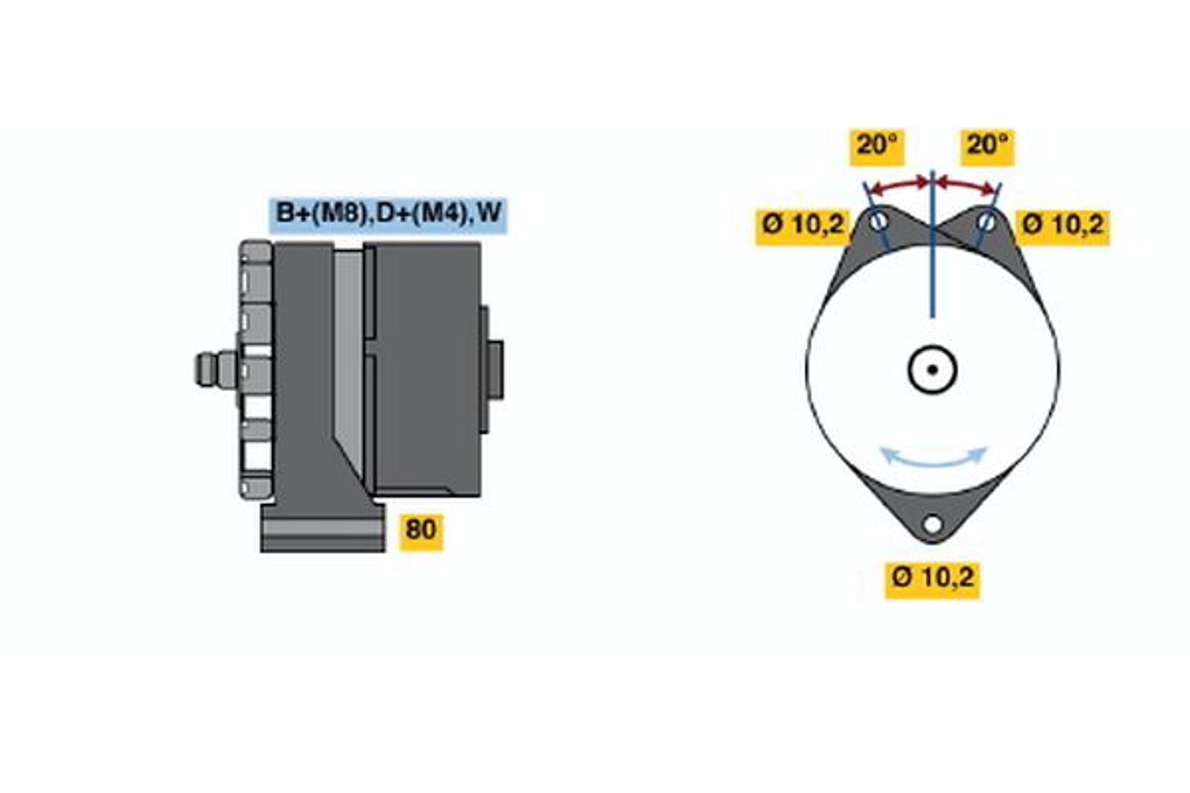 Генератор BOSCH 0120469562