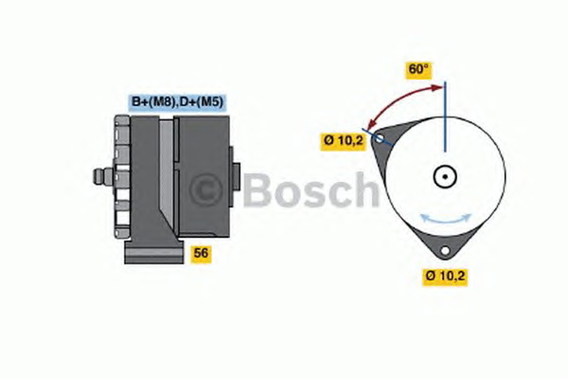 Генератор BOSCH 0120469744