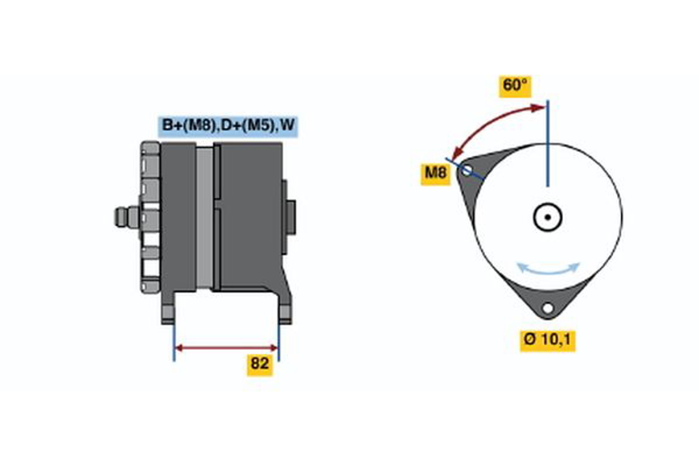 Генератор BOSCH 0120469908