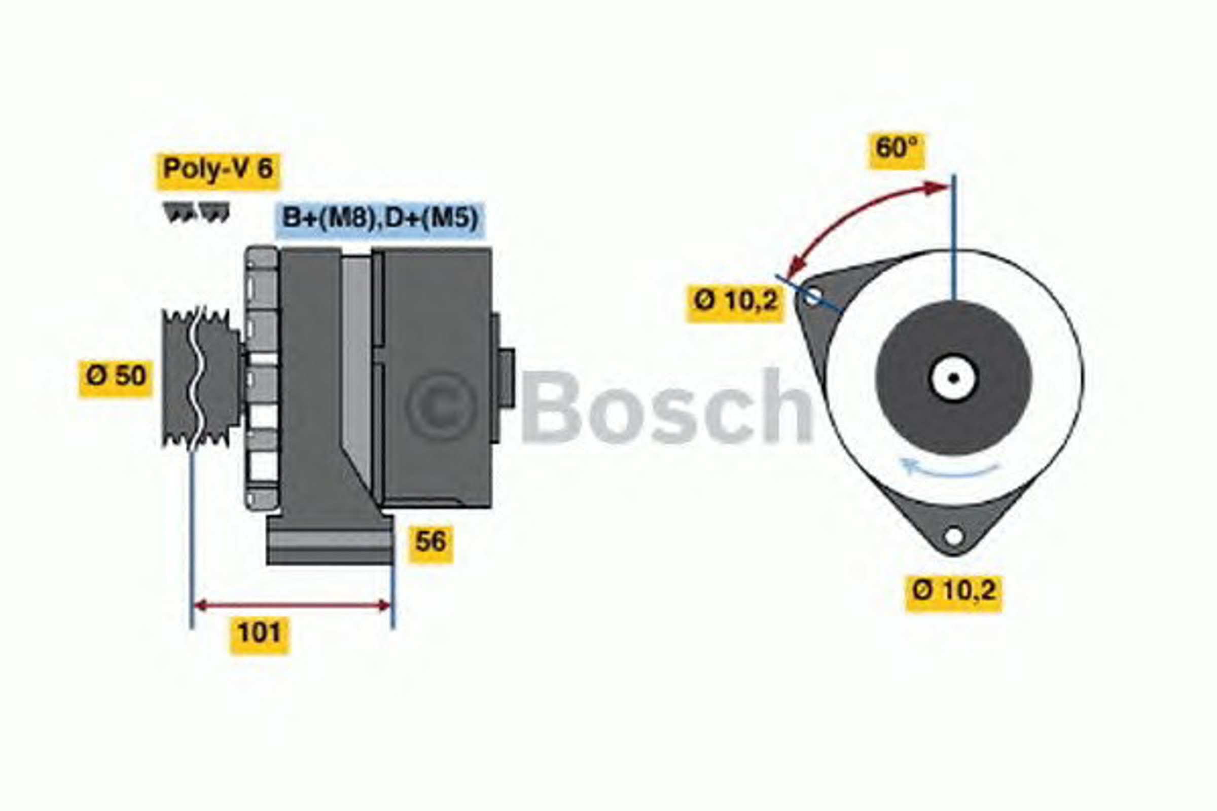 Генератор BOSCH 0120469927