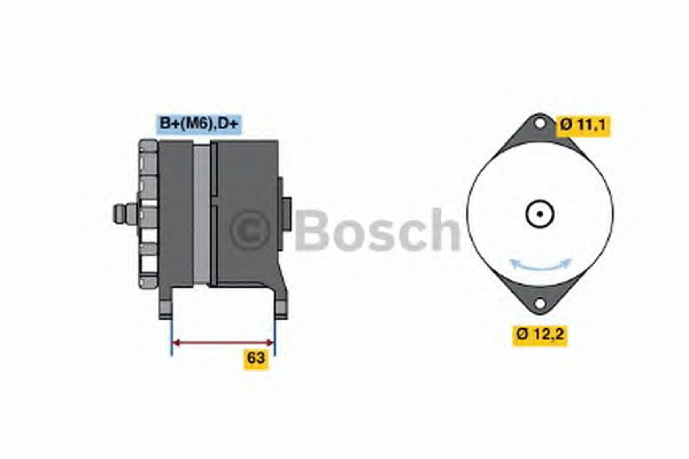 Генератор BOSCH 0120489152