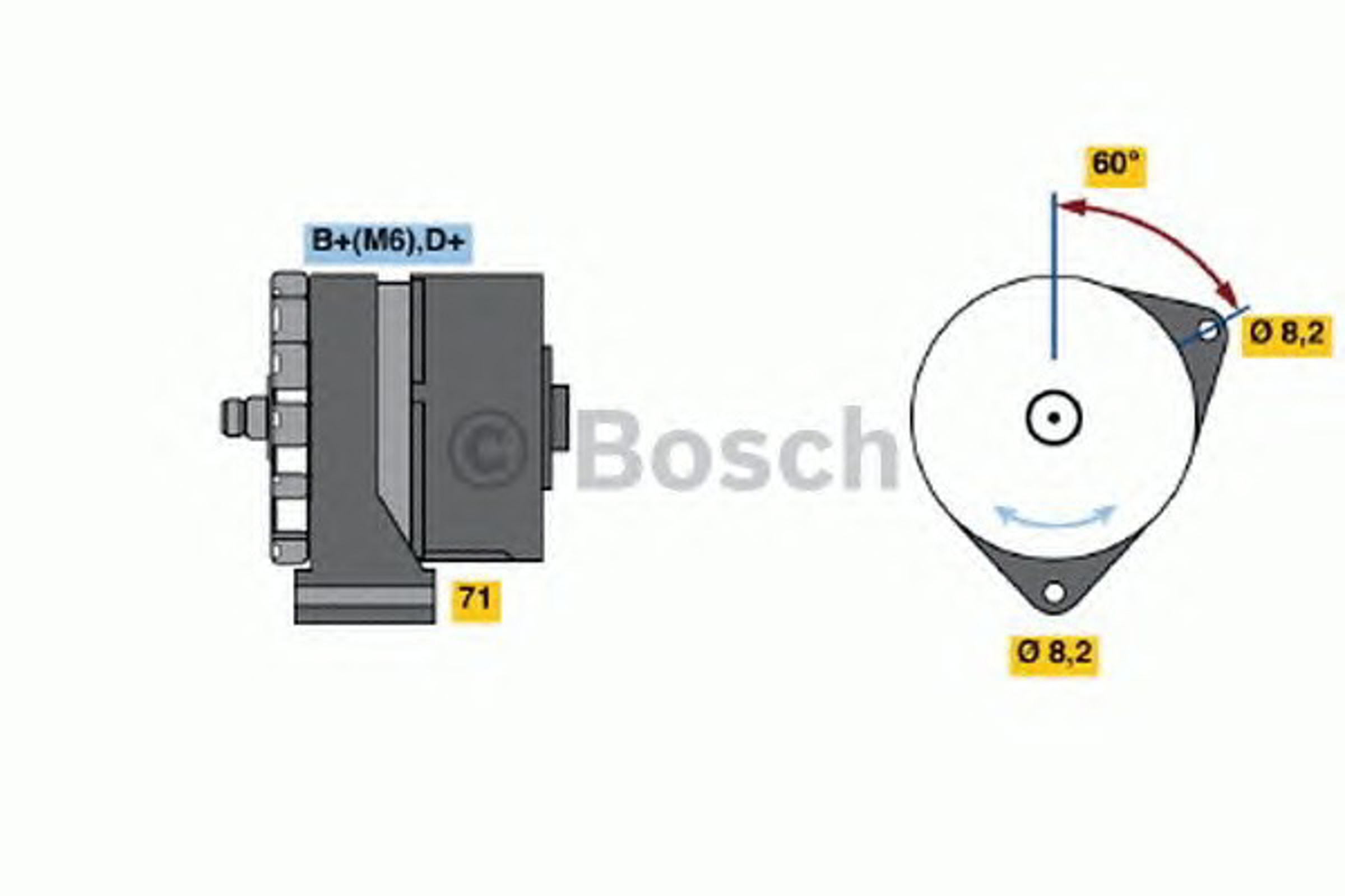Генератор BOSCH 0120489295