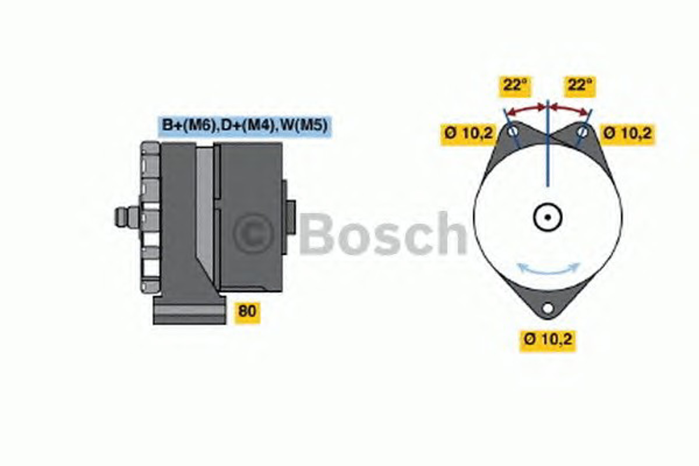 Генератор BOSCH 0120489827