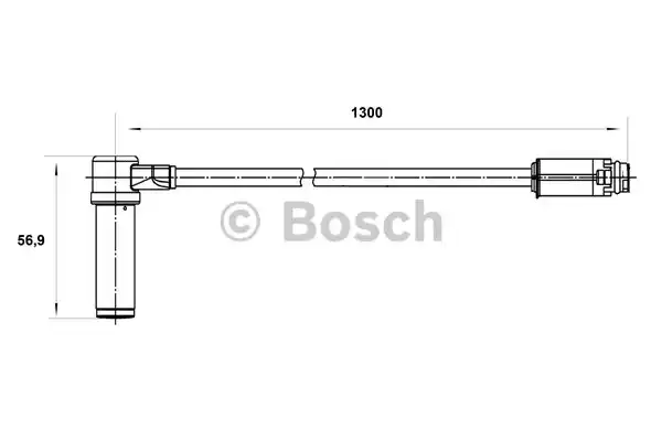 Датчик частоты вращения колеса BOSCH 0265004025