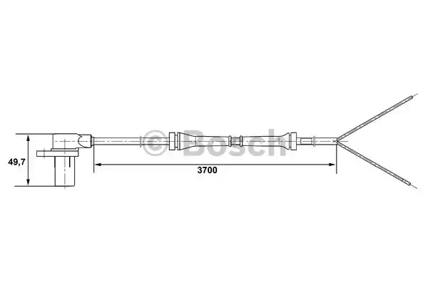 Датчик частоты вращения колеса BOSCH 0265006215