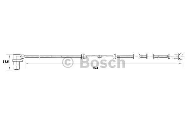 Датчик частоты вращения колеса BOSCH 0265006223