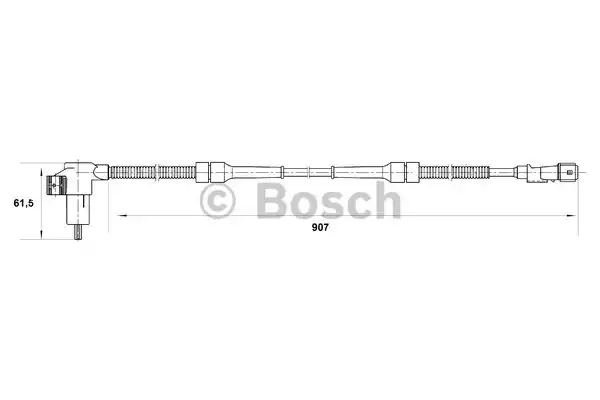 Датчик частоты вращения колеса BOSCH 0265006504