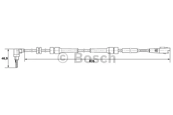 0265007083 BOSCH Датчик частоты вращения колеса