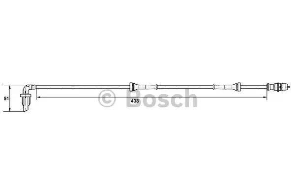 0265007582 BOSCH Датчик частоты вращения колеса