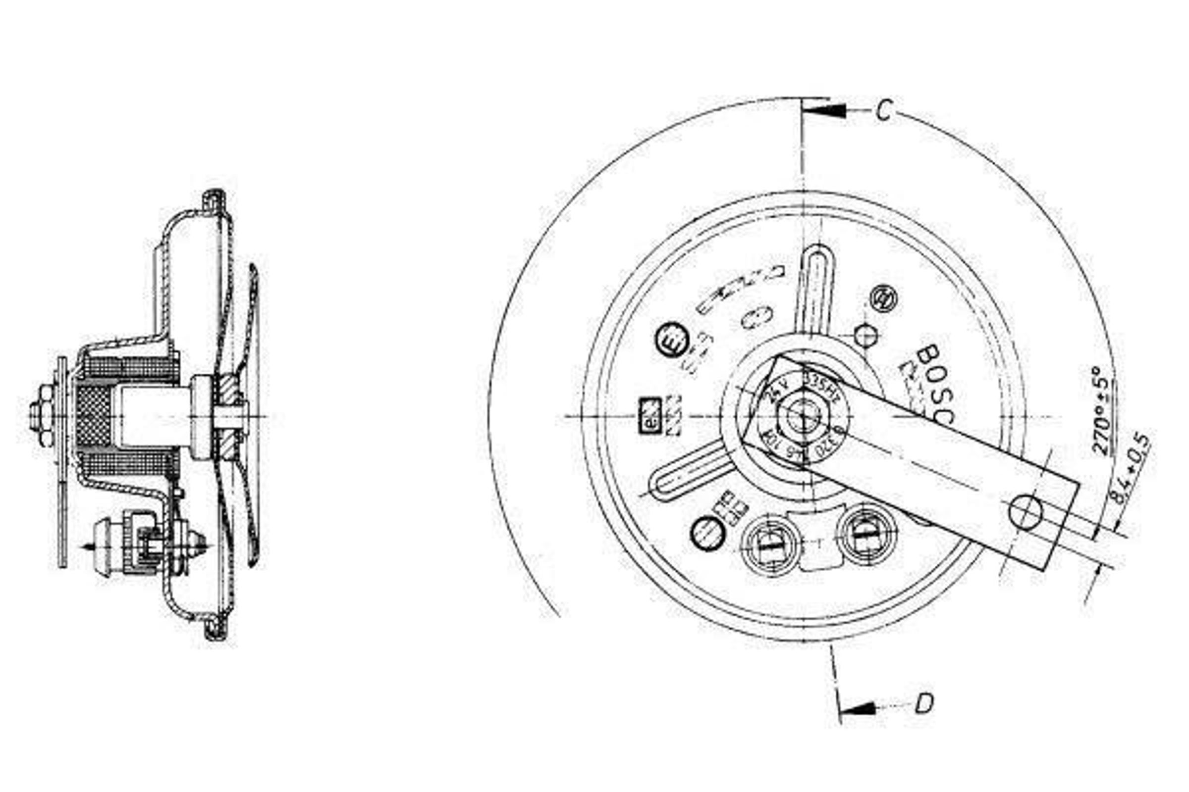 Звуковой сигнал BOSCH 0320146101