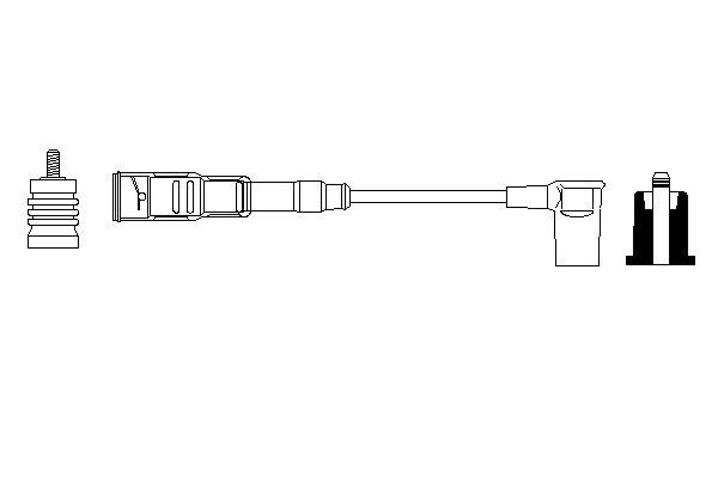 0356912914 BOSCH Провод высоковольтный