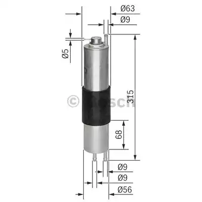 0450905952 BOSCH Фильтр топливный