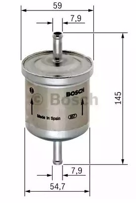 0450905976 BOSCH Фильтр топливный