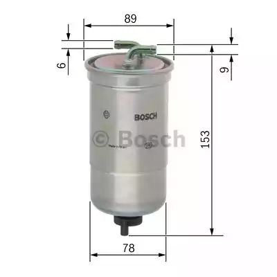 0 450 906 172 BOSCH Топливный фильтр