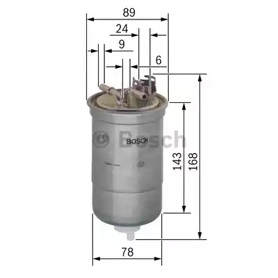 0450906274 BOSCH Фильтр топливный