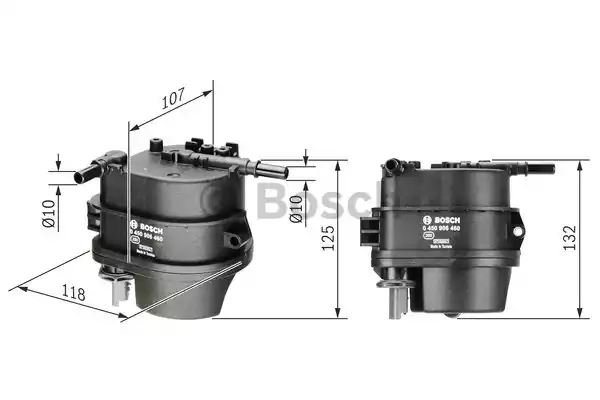 0450906460 BOSCH Фильтр топливный