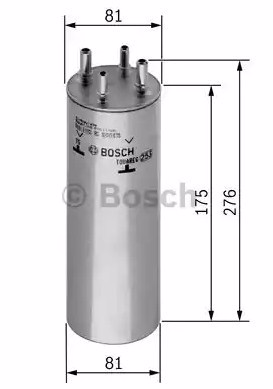 0450906467 BOSCH Фильтр топливный