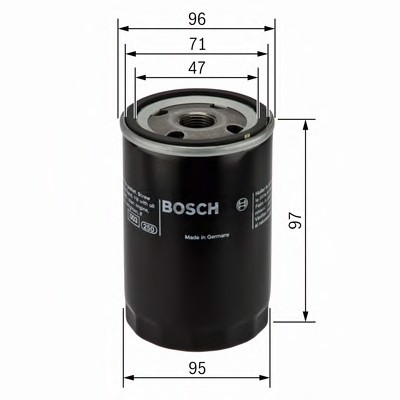 Фильтр масляный BOSCH 0451103170