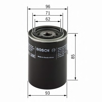 0451103224 BOSCH Масляный фильтр