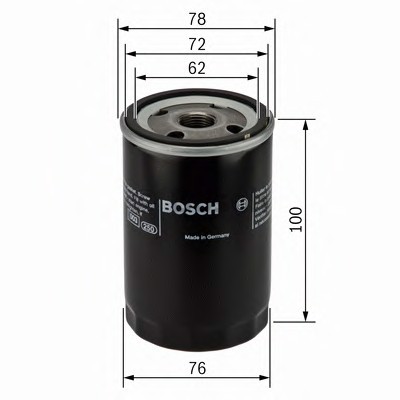 0451103232 BOSCH Фильтр масляный