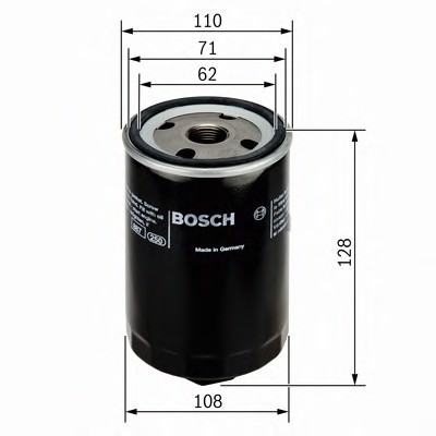 Фильтр масляный BOSCH 0451103257