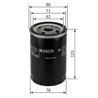 0451103314 BOSCH Фильтр масляный